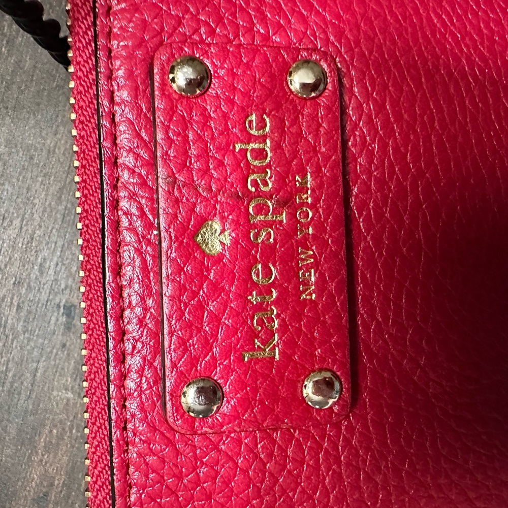 Kate Spade orangish Red Wristlet Clutch - Picture 5 of 5